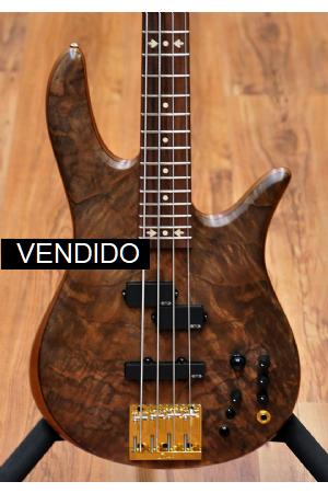 Fodera Monarch Victor Wooten '83 Classic Figured Walnut Fodera Monarch Victor Wooten '83 Classic Figured Walnut